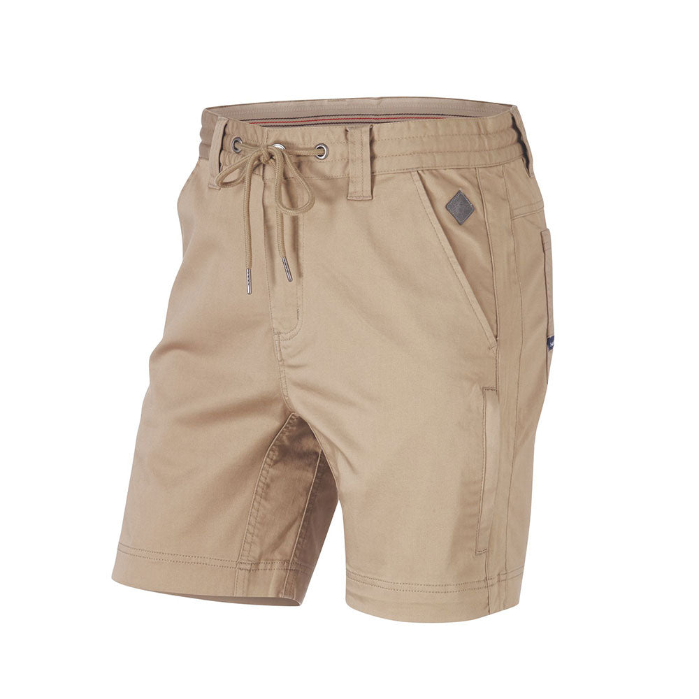 Hammer + Field Workwear Tapered Stretch Seam Detailed Short - Tan